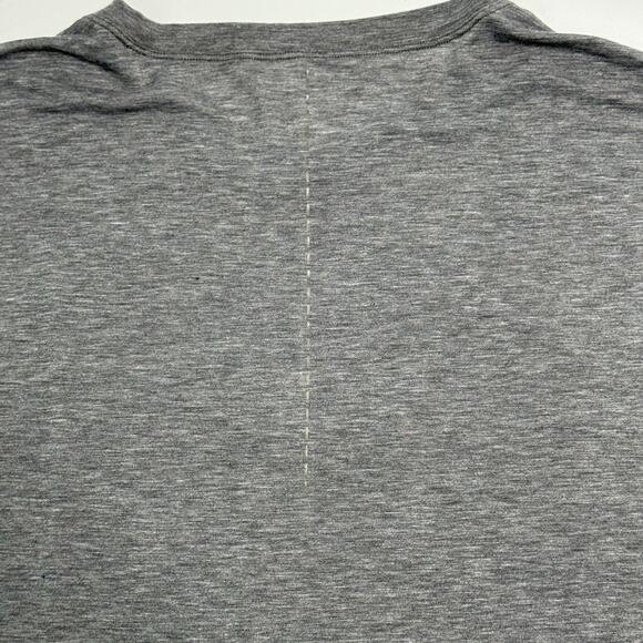 Lululemon Mens Stretch Long Sleeve Performance Shirt Gray Heathered XXL Running - Picture 6 of 8